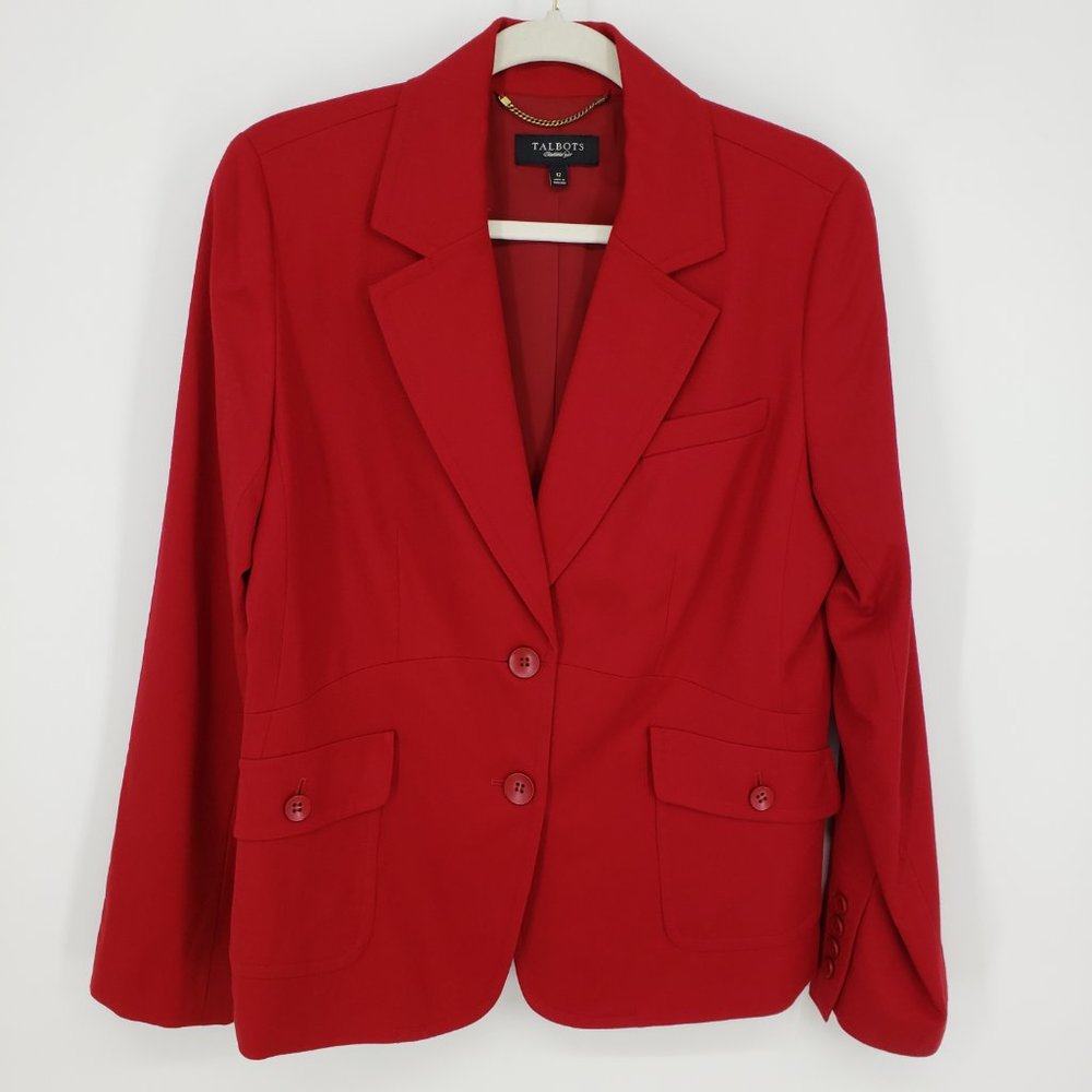 Talbots Red Blazer